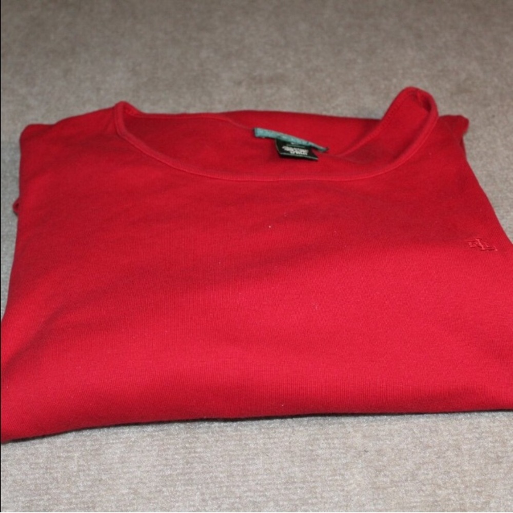Lauren Ralph Lauren 3XL Long Sleeve Red Shirt